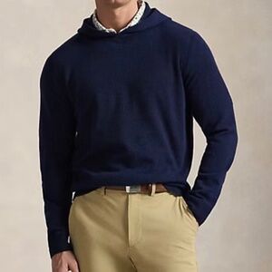 Men’s RLX cashmere hoodie sweater